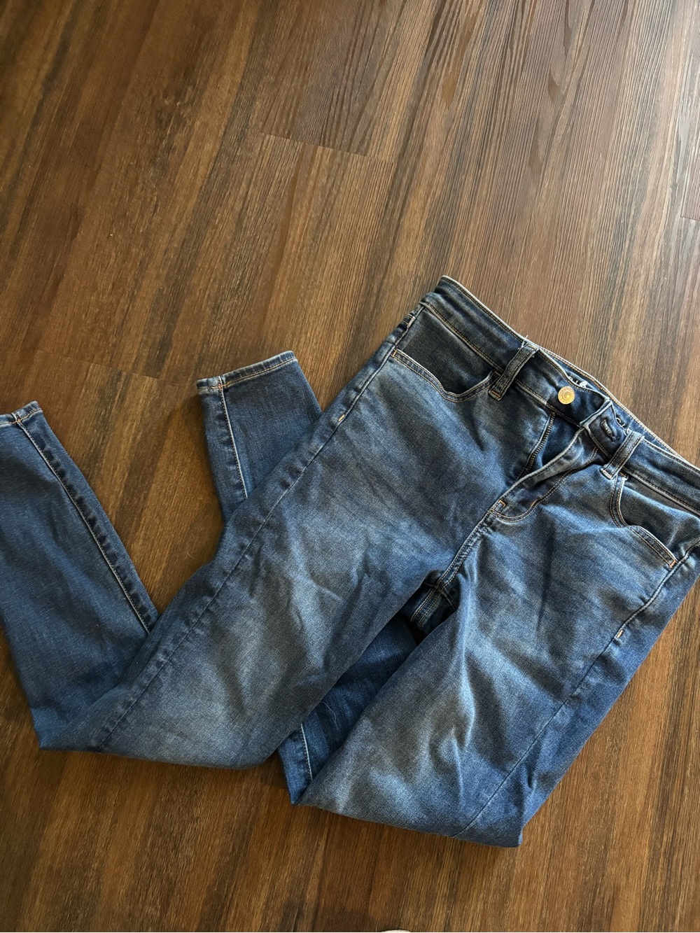 American Eagle Dark Blue Stretch Denim Jeans